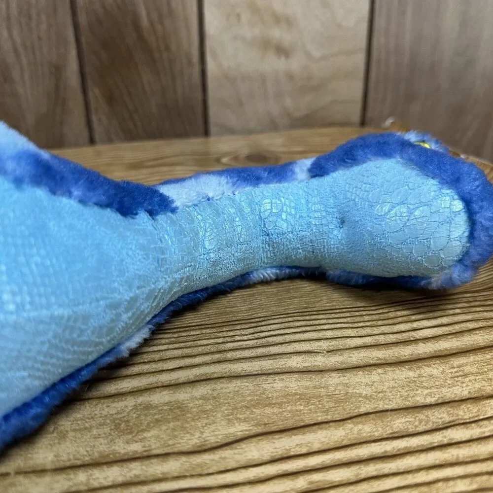 Aurora Blue Dinosaur Plush 14”‎ Stuffed Brontosaurus Sauropod Soft Toy